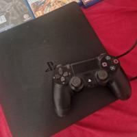 ps4 con 4 giochi