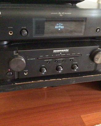 Denon DNP-800NE + Marantz PM 6005