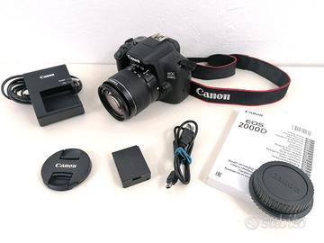 Canon EOS 2000d Wi-Fi solo 800 scatti! Come Nuova