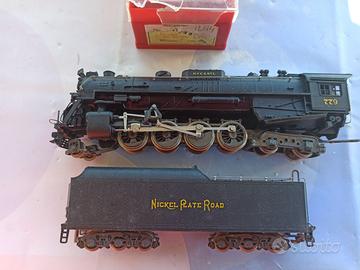 RIVAROSSI 1244 LOCOMOTIVA A VAPORE USA NICKEL PLAT