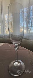 14 Flute da champagne in cristallo RCR originali