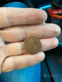 Gettone tecnotron dedem anni70/80 usato