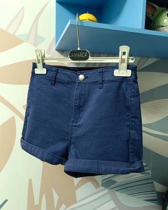 Jeans cortissimi (shorts) blu taglia 38