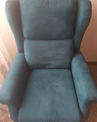 Poltrona elettrica pieghevole in tessuto