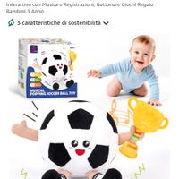 Peluche Calcio Musicalhahaland 3-9 Mesi