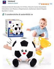 Peluche Calcio Musicalhahaland 3-9 Mesi