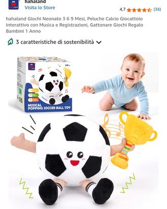 Peluche Calcio Musicalhahaland 3-9 Mesi