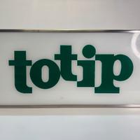 Insegna luminosa Totip vintage anni '70 -Originale