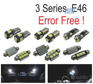 KIT 16 LAMPADE LED INTERNE BMW E46 SEDAN COUPE 328