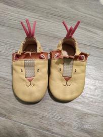 scarpe neonato Moulin Roty pelle primi passi 6-12M