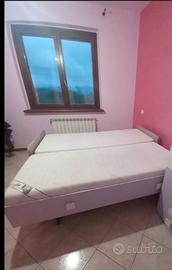 Letto singolo  con secondo letto estraibile 