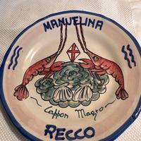 Piatto del Buon Ricordo anni ‘70