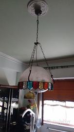 Lampadario stile liberty