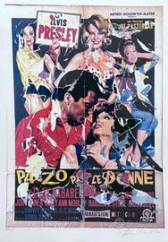 Mimmo Rotella, Pazzo per le donne  100x70 XXXIV/L