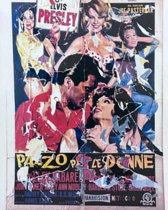 Mimmo Rotella, Pazzo per le donne  100x70 XXXIV/L