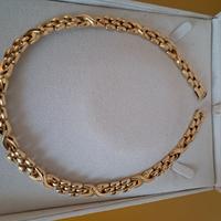 Collier girocollo grande oro giallo 