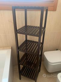 Scaffale Bagno IKEA MOLGER Marrone Scuro 5 ripiani