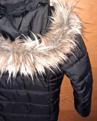 Giubbino nero H&M taglia 134 con cappuccio