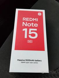 REDMI note 15 5g 8.256 nuovo 