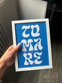 quadro con poster 15x21