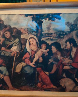 Riproduzione l'Adorazione dei pastori
