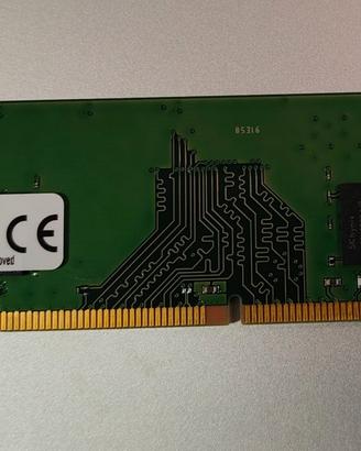 8GB RAM DDR4 Kingston KVR24N17S8/8 2400mhz