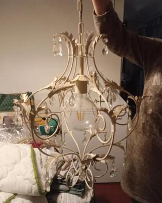 Lampada in ferro battuto 