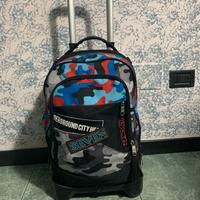Zaino di scuola marca seven con trolley