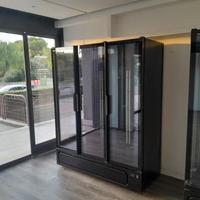 Frigorifero KLIMAITALIA 3 vetrine TOTAL BLACK 