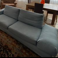 Divano Vibieffe sfoderabile azzurro