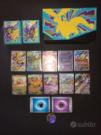 Pokémon, lotto da 10 carte ascesa eroica + accesso