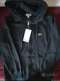 Felpa con zip Lacoste Nera M