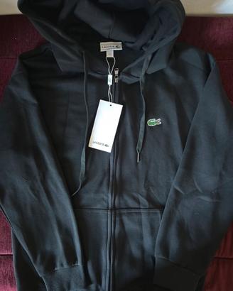 Felpa con zip Lacoste Nera M