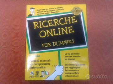 LIBRO RICERCHE ON LINE FOR DUMMIES di Reva Bash