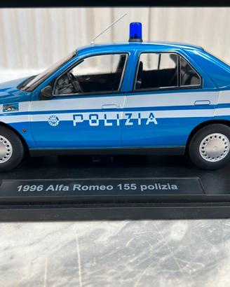 Alfa Romeo 155 1996 Polizia 1:18 Triple9 1/18