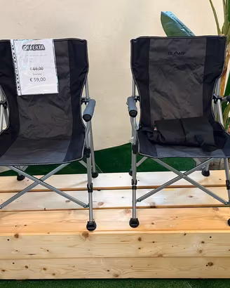 Nuovamente disponibili le sedie ripieghevoli Glamp