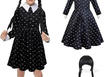 Costume carnevale Mercoledì Addams