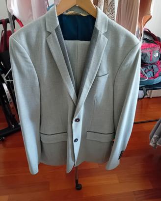 Abito Uomo ZARA MAN Grigio Chiaro Slim Fit