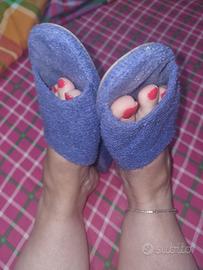 ciabatte spugna viola