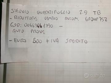 Riduttore cambio automatico stelvio, quadrifoglio