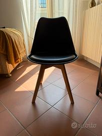 Set 8 sedie moderne stile scandinavo