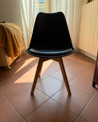 Set 8 sedie moderne stile scandinavo