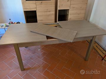 Tavolo allungabile rovere grigio