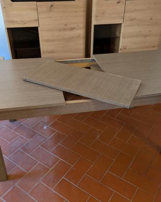 Tavolo allungabile rovere grigio