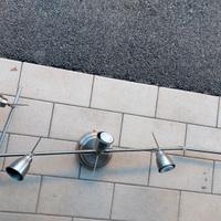 Lampada LED a 4 Faretti Orientabili