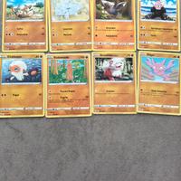 8 carte Pokemon originali vendibili singolarmente 