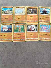 8 carte Pokemon originali vendibili singolarmente 