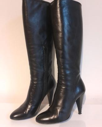 Stivali donna in pelle