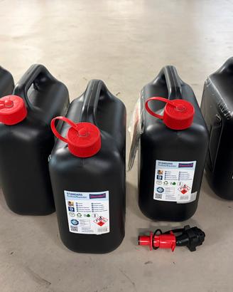 6 TANICHE CARBURANTE HDPE 10l + 20 l