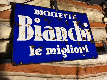 Insegna in metallo biciclettebianchi le migliori